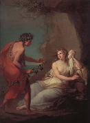 Angelika Kauffmann Bacchus entdeckt die von Theseus Verlasene Ariadne auf Naxos oil painting reproduction